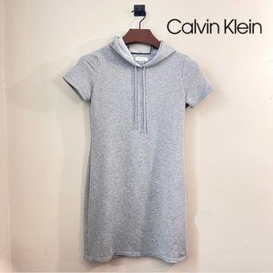 Calvin Klein Short Sleeve Hoodie Dress